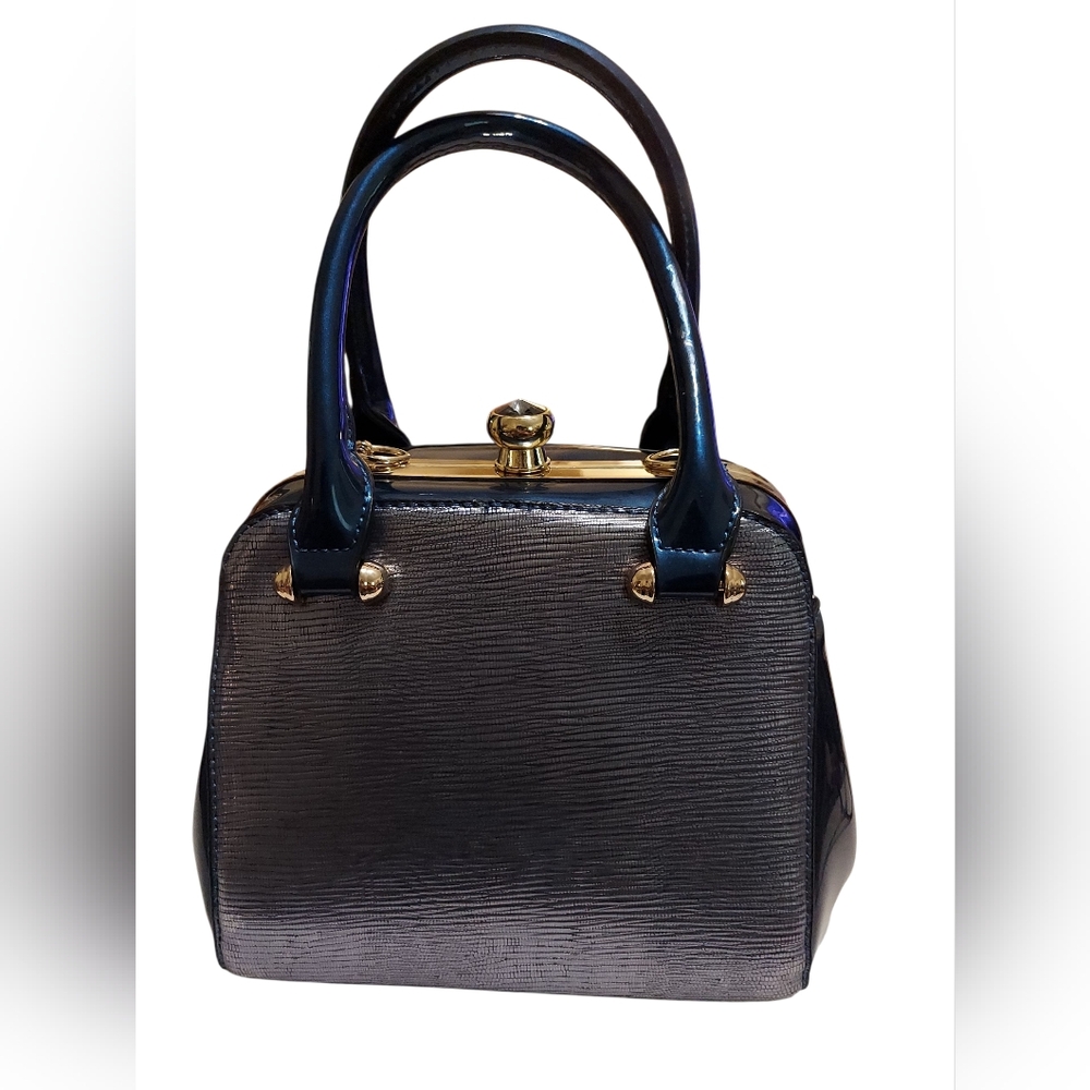 ISABELLE Blue/Gray Vegan Handbag Shoulder bag  Crossbody